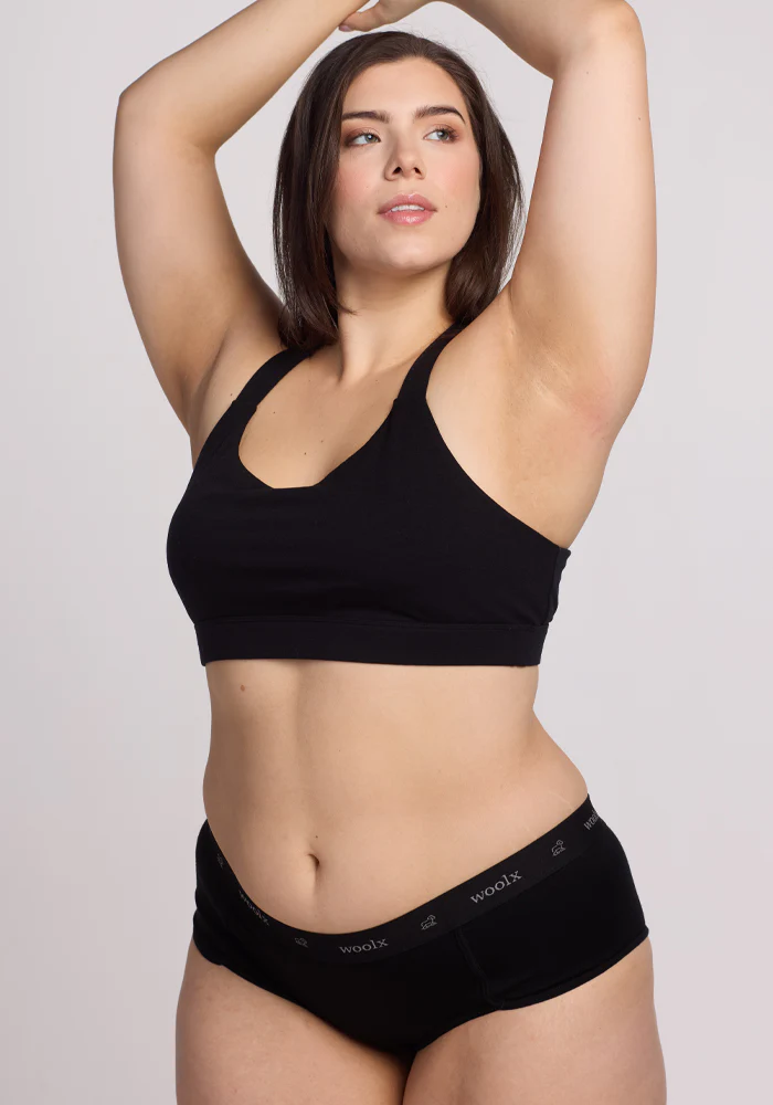 Lila Boy Shorts - Black - Image 6