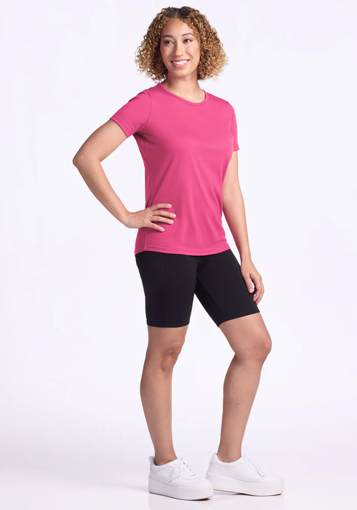 Liza Crew Neck Tee - Raspberry Fizz - Image 5