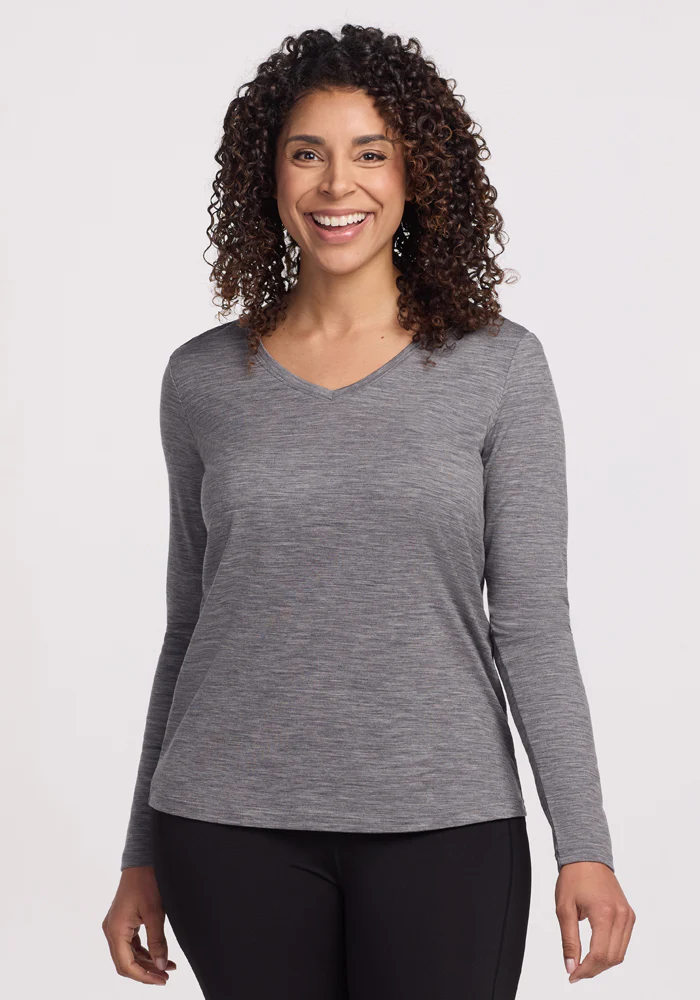 Millie Long Sleeve - Graphite Heather