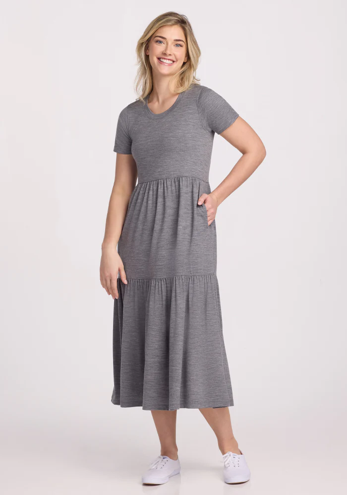 Lucia Dress - Graphite Heather - Image 2