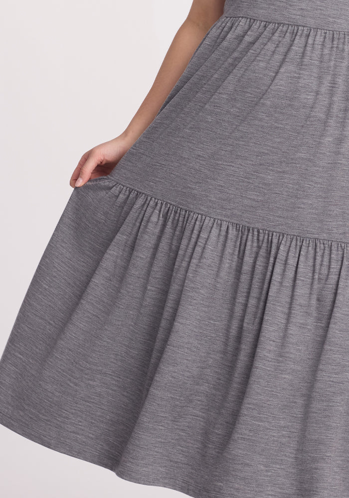 Lucia Dress - Graphite Heather - Image 4