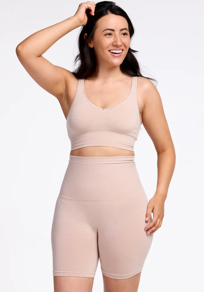 Marley Shapewear Shorts - Sand - Image 7