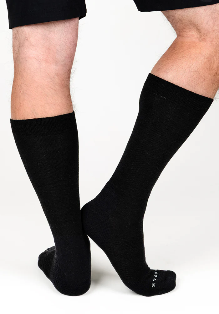 Mens Chandler Mid Calf Socks - Black - Image 3