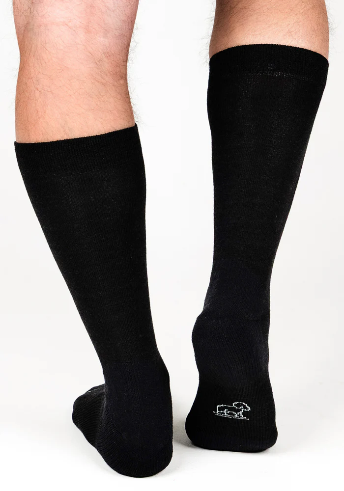 Mens Chandler Mid Calf Socks - Black - Image 6