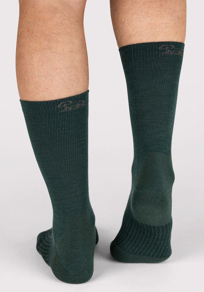 Mens Harbor Crew Sock - Forest - Image 6