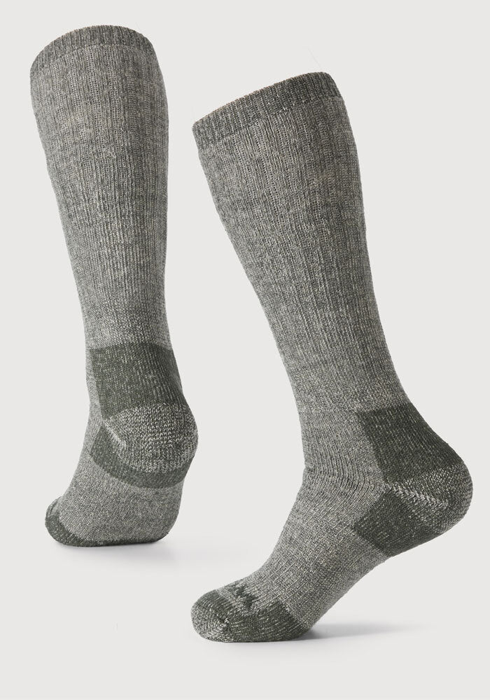Mens Extreme Over The Calf Socks - Forest Dark Moss - Image 2