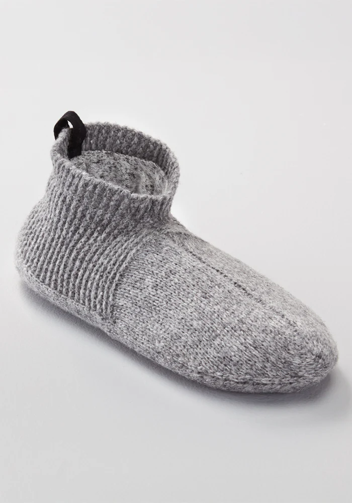 Mens Gripper Slippers - Gentle Grey - Image 9