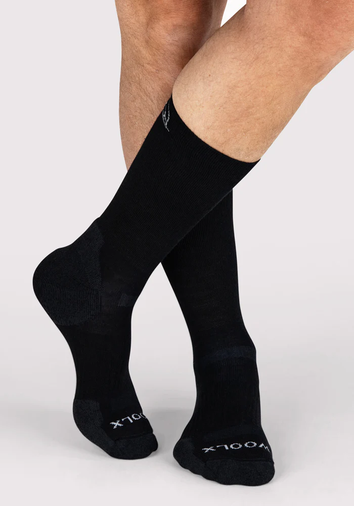 Mens Harbor Crew Sock - Black - Image 5