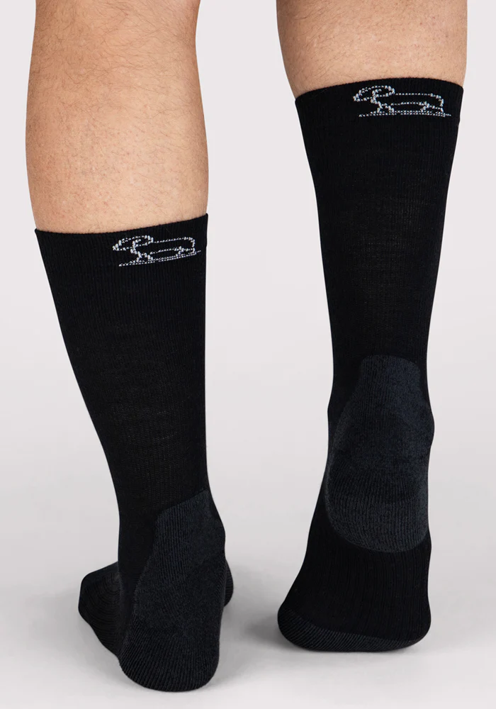 Mens Harbor Crew Sock - Black - Image 7