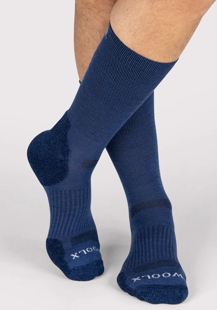Mens Harbor Crew Sock - Sailor Blue - Image 5