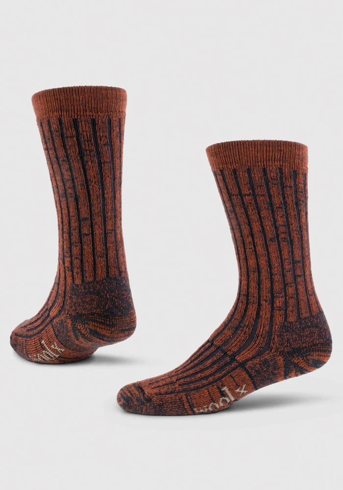 Mens Joey Mid Calf Socks - Cinnamon Spice - Image 3