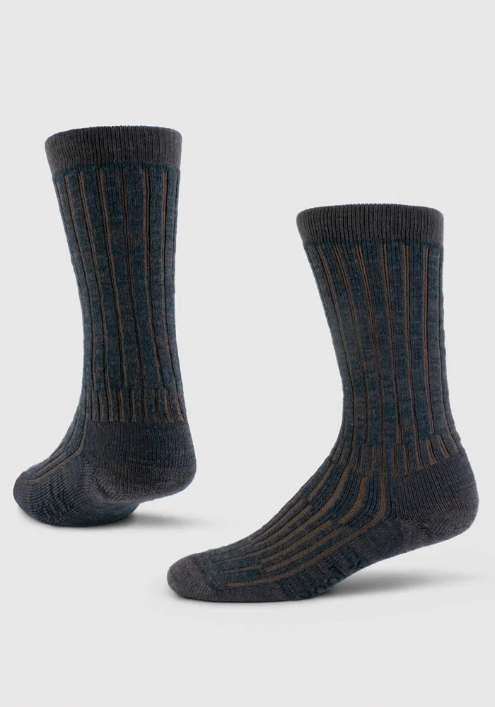 Womens Joey Mid Calf Socks - Dark Espresso - Image 2