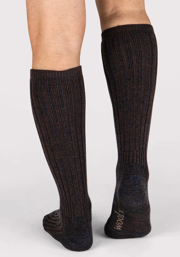 Mens Joey Mid Calf Socks - Dark Espresso - Image 7