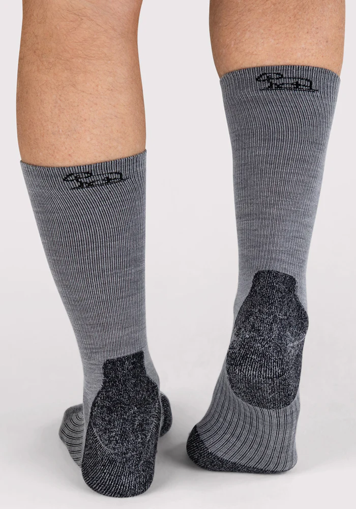 Mens Harbor Crew Sock - Grey - Image 6