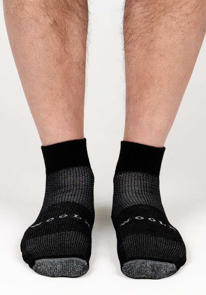 Mens Rambler Ankle Sock - Black Pepper - Image 2