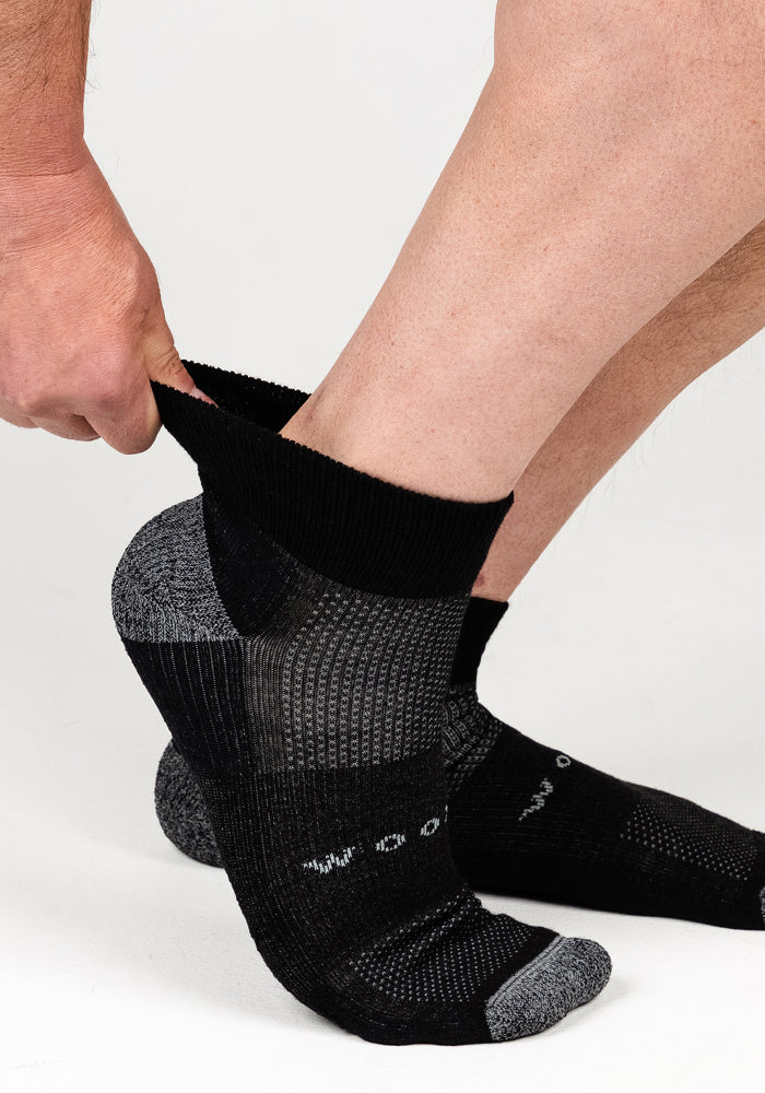 Mens Rambler Ankle Sock - Black Pepper - Image 3