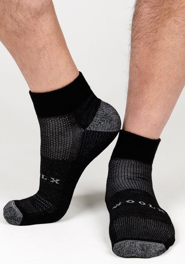 Mens Rambler Ankle Sock - Black Pepper - Image 4