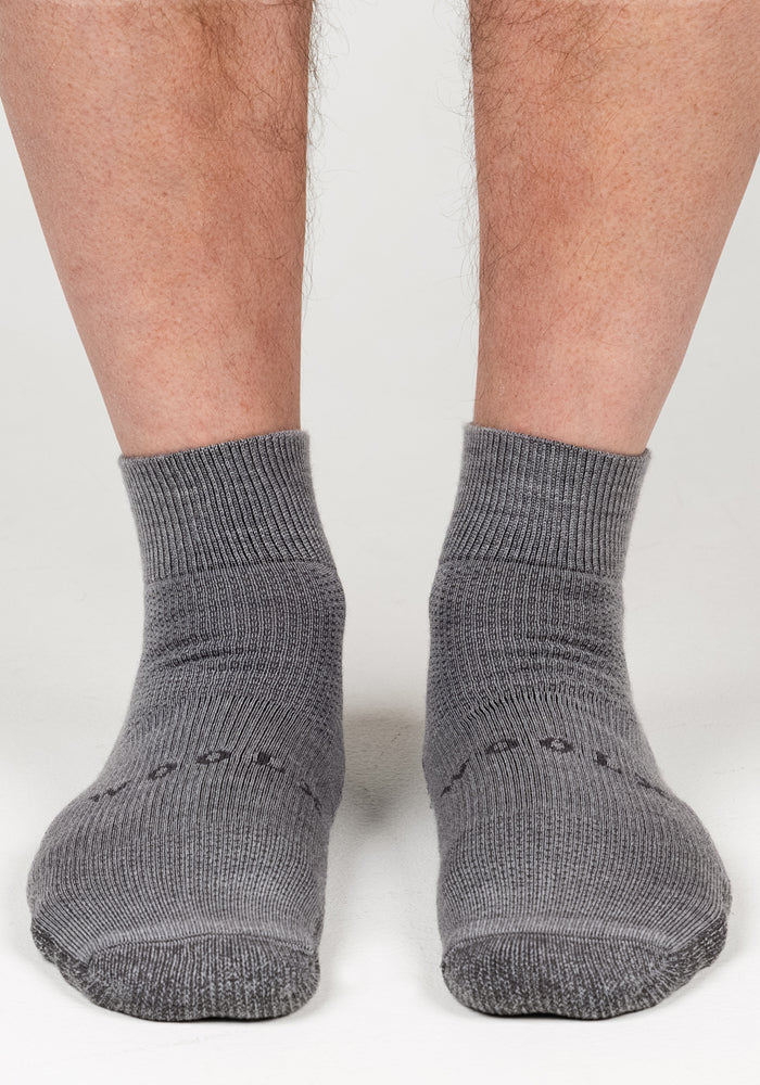 Mens Rambler Ankle Sock - Pebble - Image 2