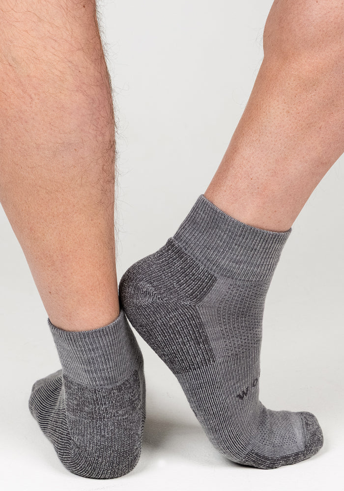 Mens Rambler Ankle Sock - Pebble - Image 3