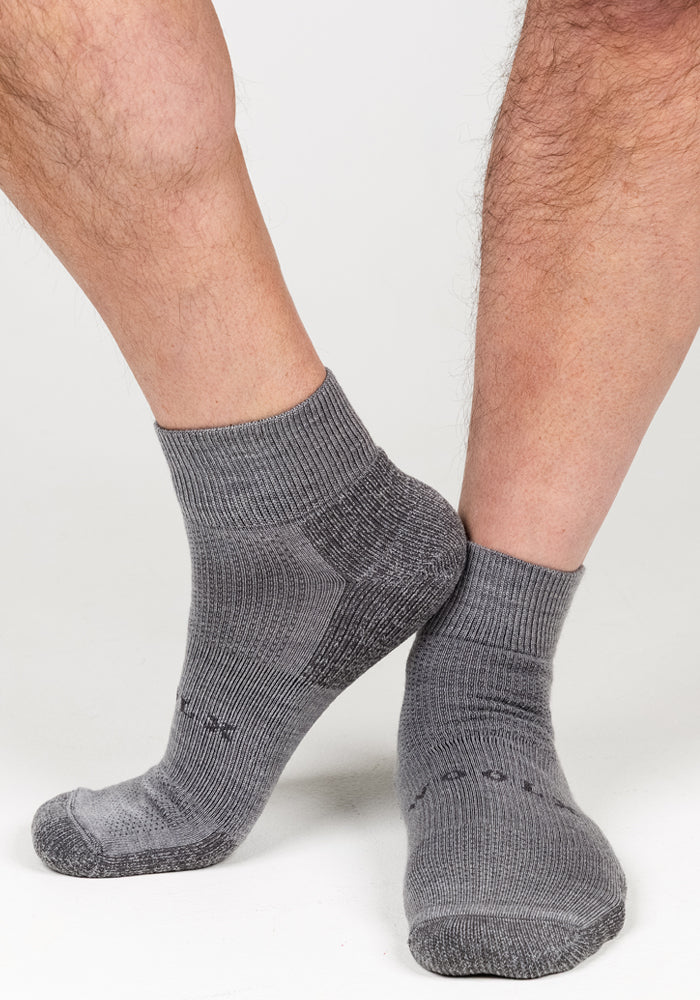 Mens Rambler Ankle Sock - Pebble - Image 4