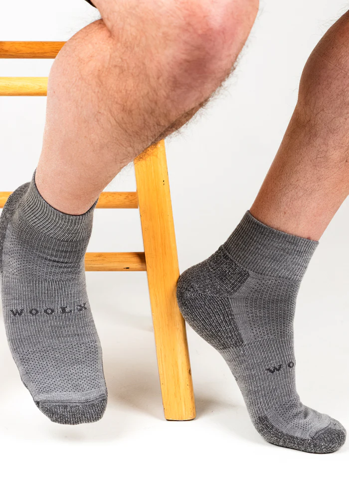 Mens Rambler Ankle Sock - Pebble - Image 5