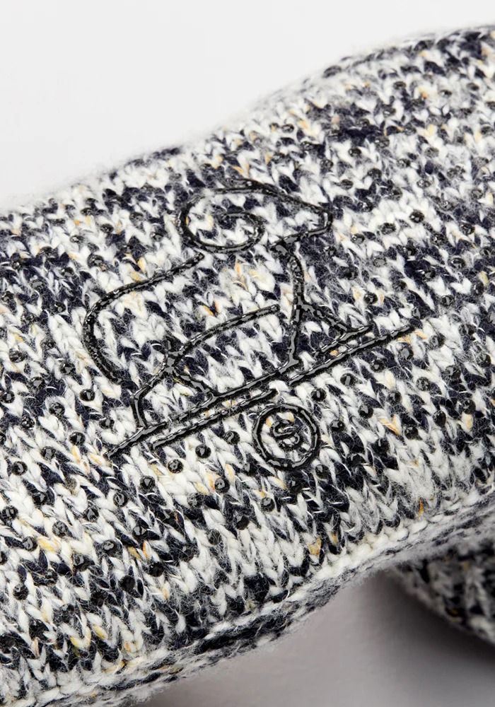 Men's Gripper Slipper Bootie - Speckled Stone - Image 9
