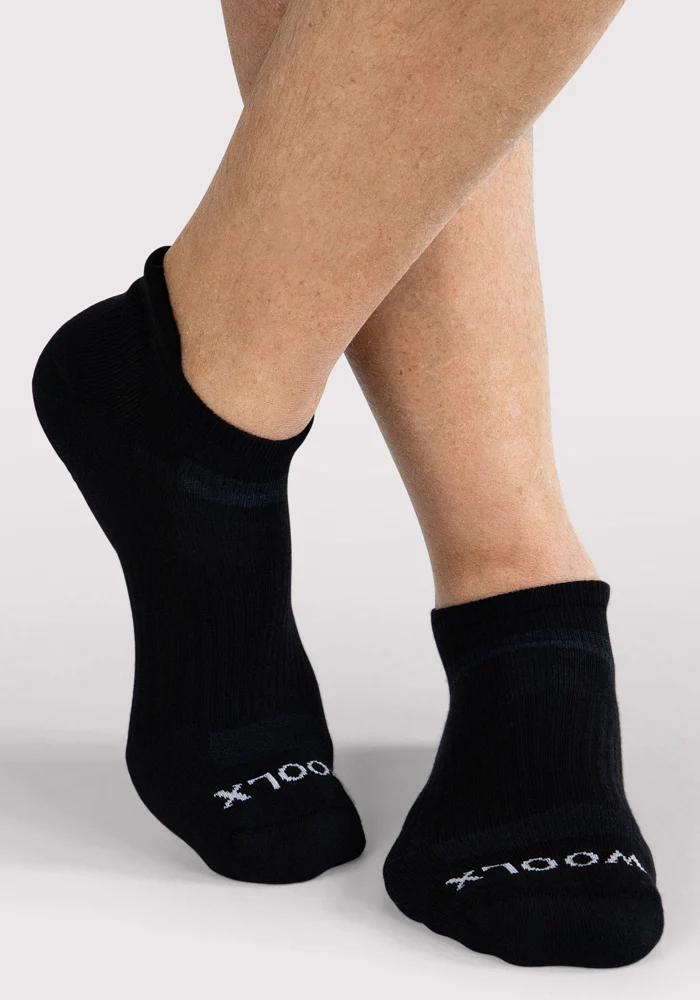 Mens Rowan No Show Socks - Black - Image 4