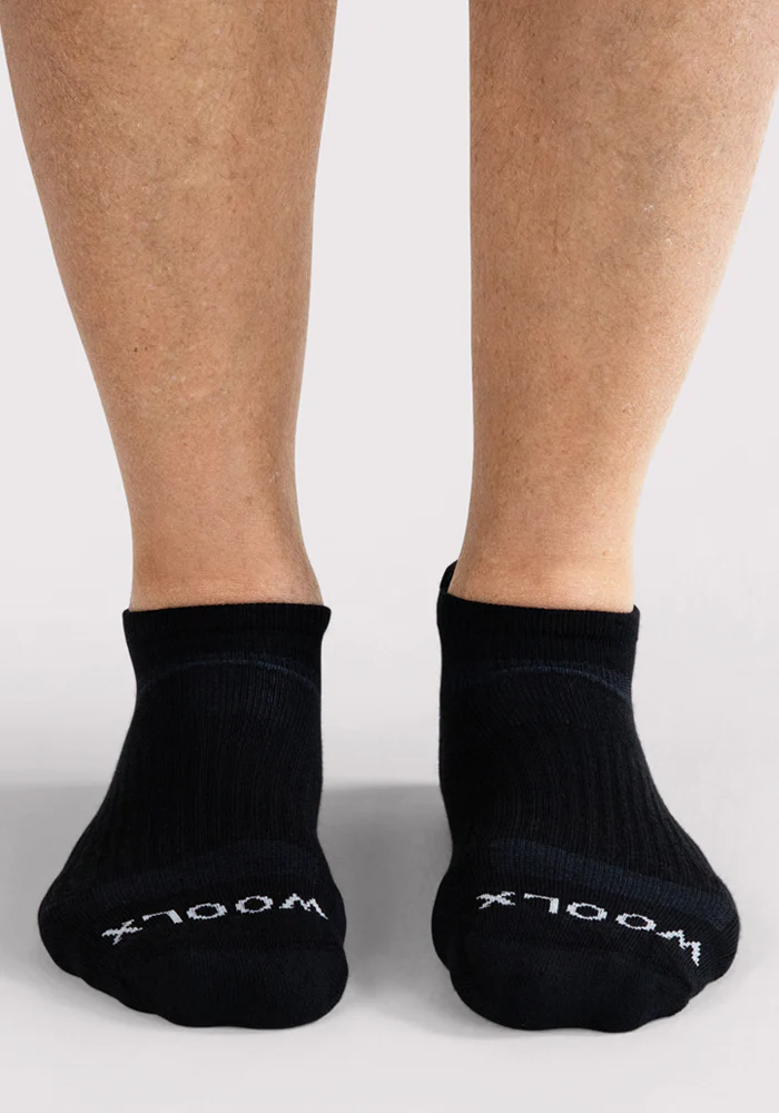 Mens Rowan No Show Socks - Black - Image 5