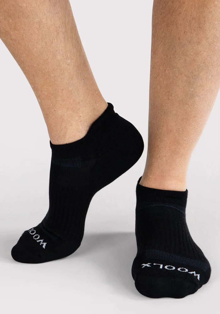 Mens Rowan No Show Socks - Black - Image 6