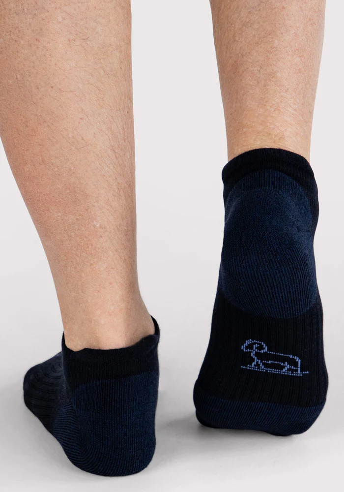 Mens Rowan No Show Socks - Deep Night - Image 7