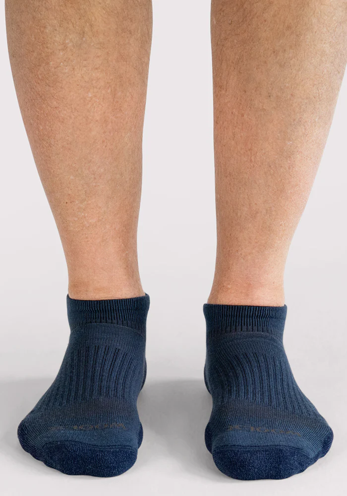 Mens Rowan No Show Socks - Majolica Blue - Image 3