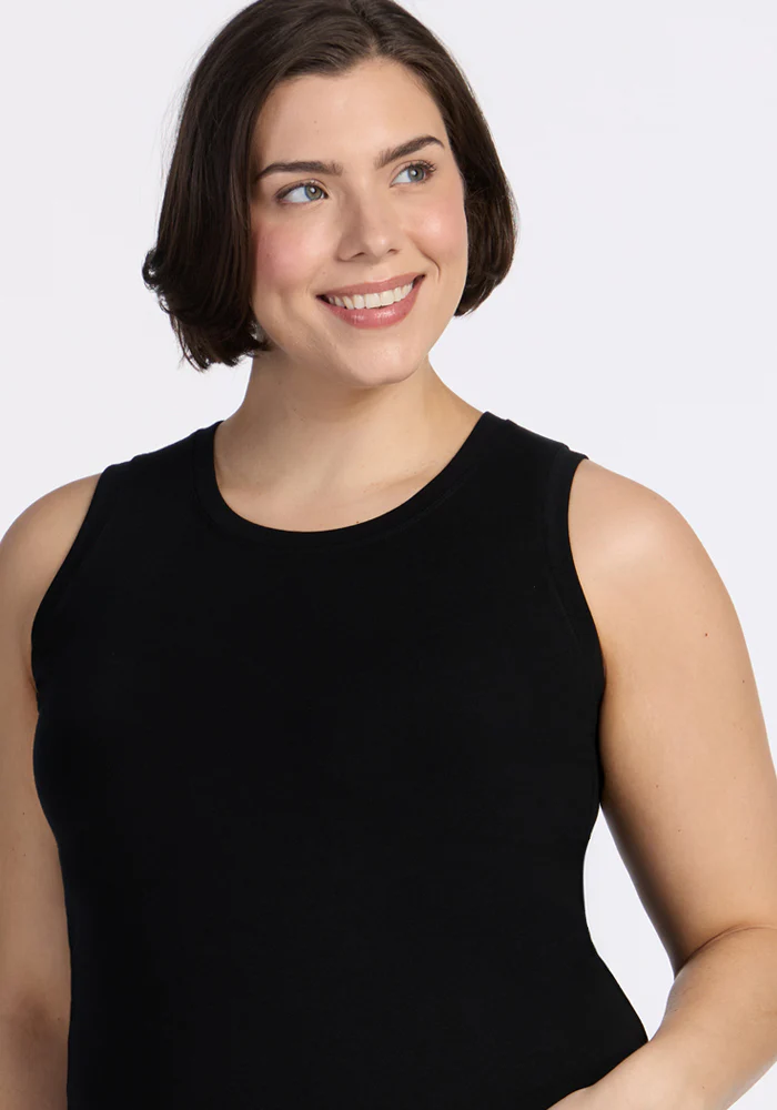 Ava Tank Top - Black - Image 10