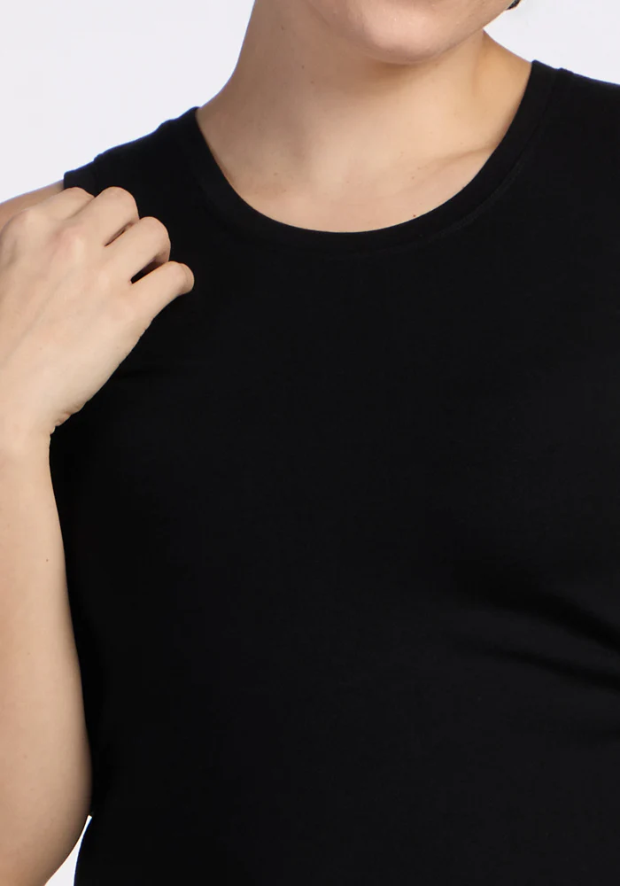 Ava Tank Top - Black - Image 12