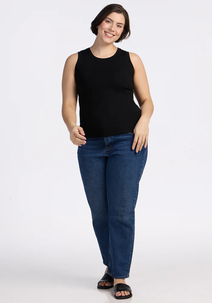Ava Tank Top - Black - Image 13