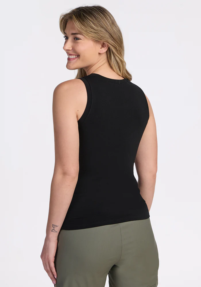 Ava Tank Top - Black - Image 7