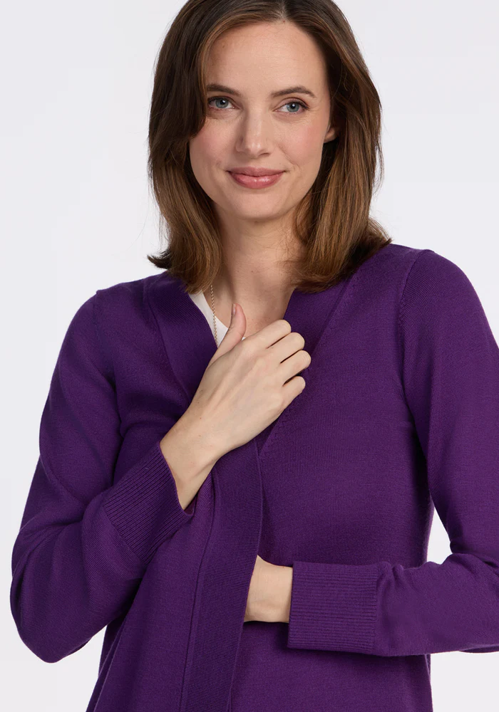Macie Sweater - Plum Crush - Image 3