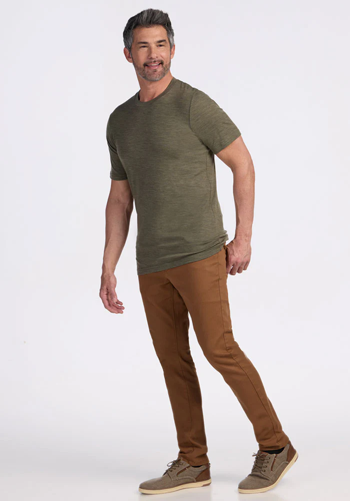 Endurance Tee - Sage Olive Melange - Image 4