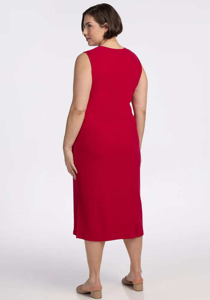 Iris Ribbed Dress - Poppy Spark - Image 12