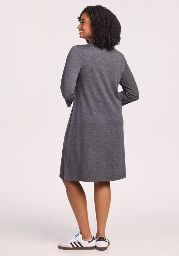 Rissa A Line Dress - Cinder Melange - Image 6