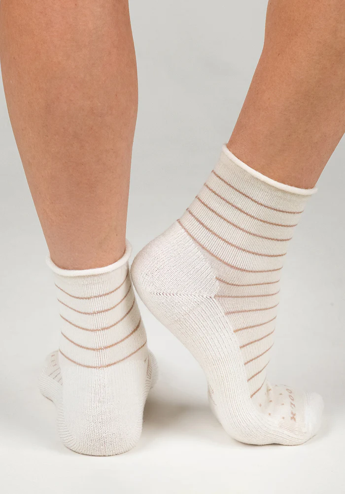 Womens Derby Roll Top Sock - Sand Dollar - Image 8