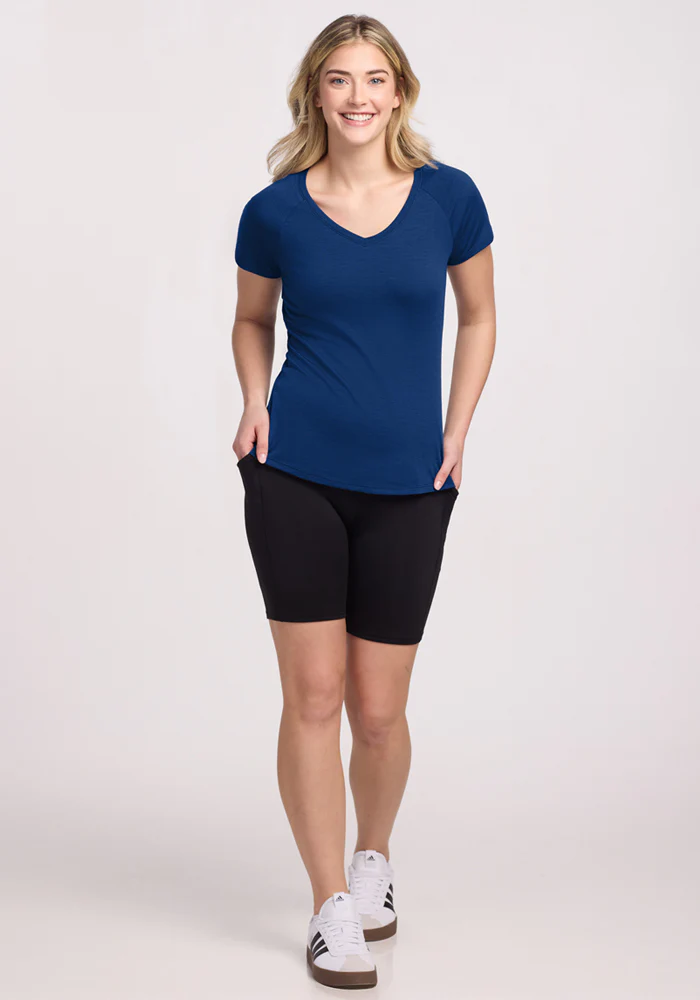 Mia V Neck - Estate Blue - Image 5
