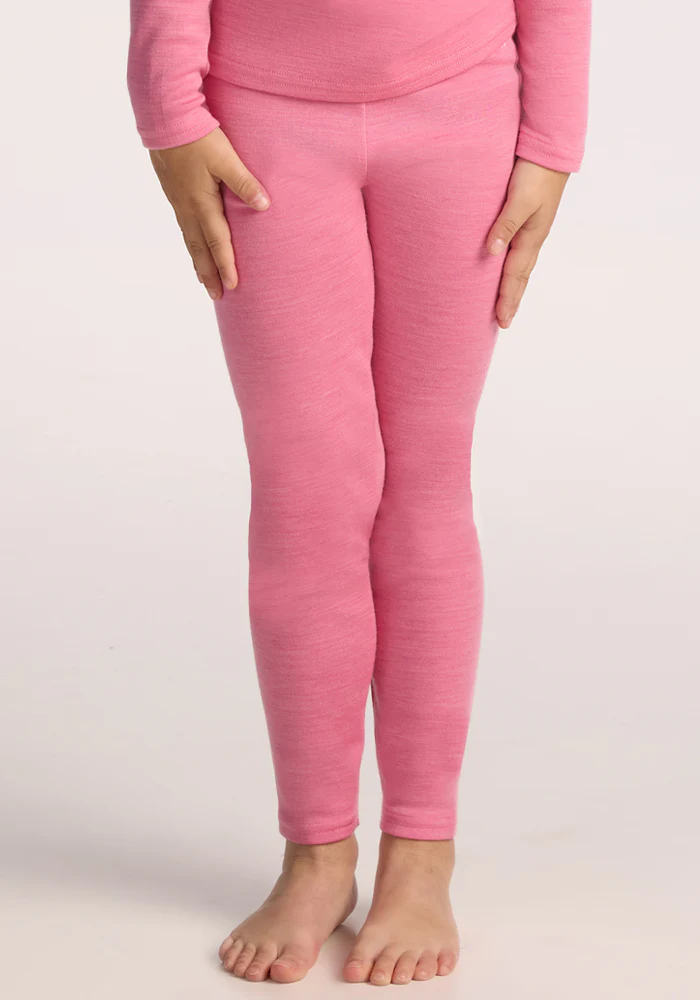 Kids Explorer Base Layer Bottoms - Pinky Promise - Image 13