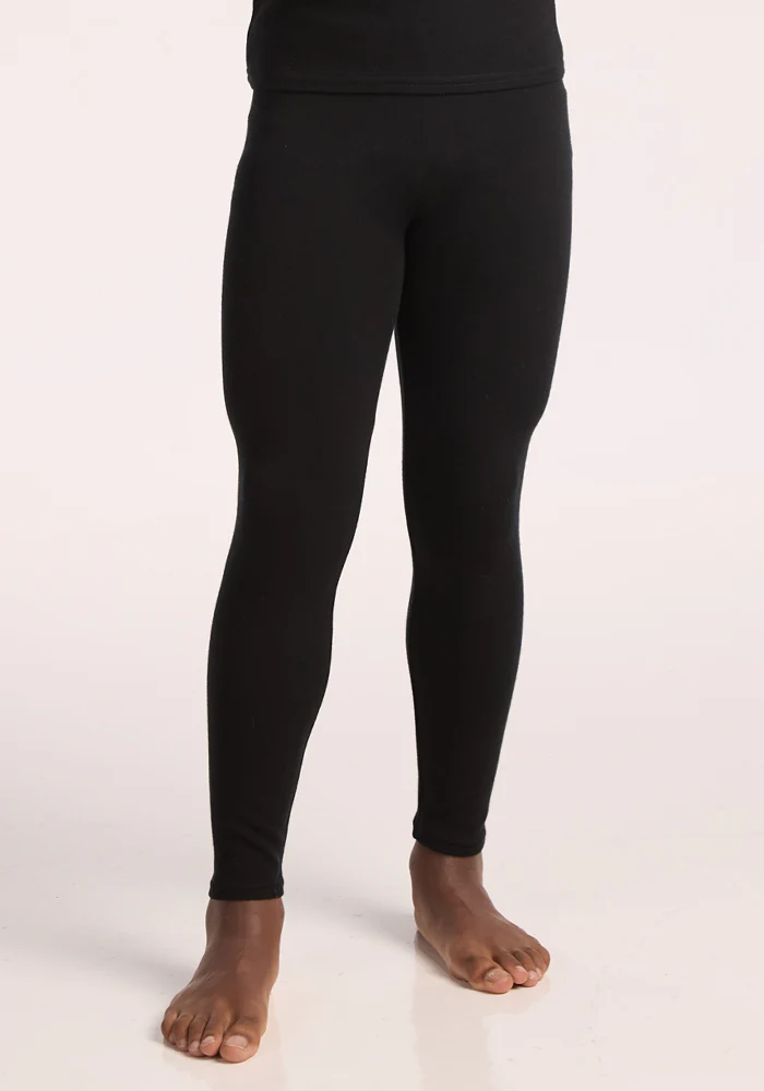 Kids Explorer Base Layer Bottoms - Black