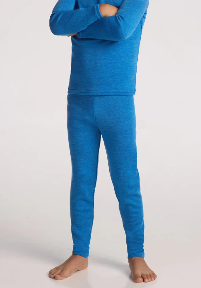 Kids Explorer Base Layer Bottoms - Blue Razz