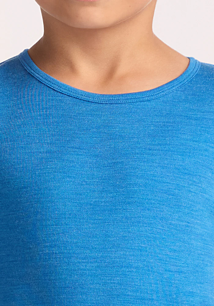 Kids Explorer Base Layer Top - Blue Razz - Image 11