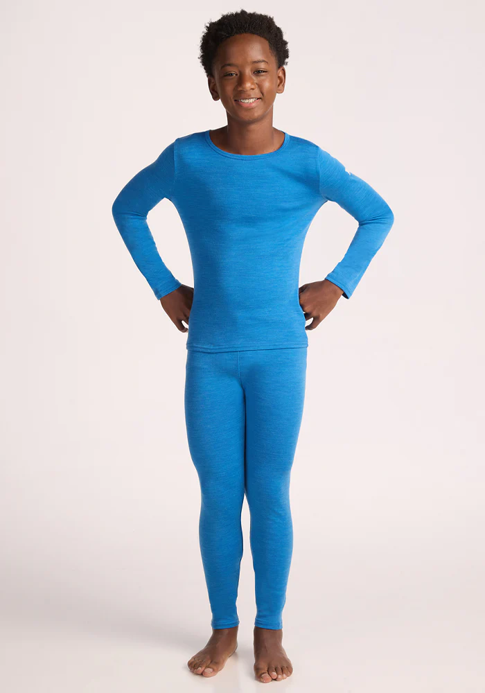Kids Explorer Base Layer Top - Blue Razz - Image 19
