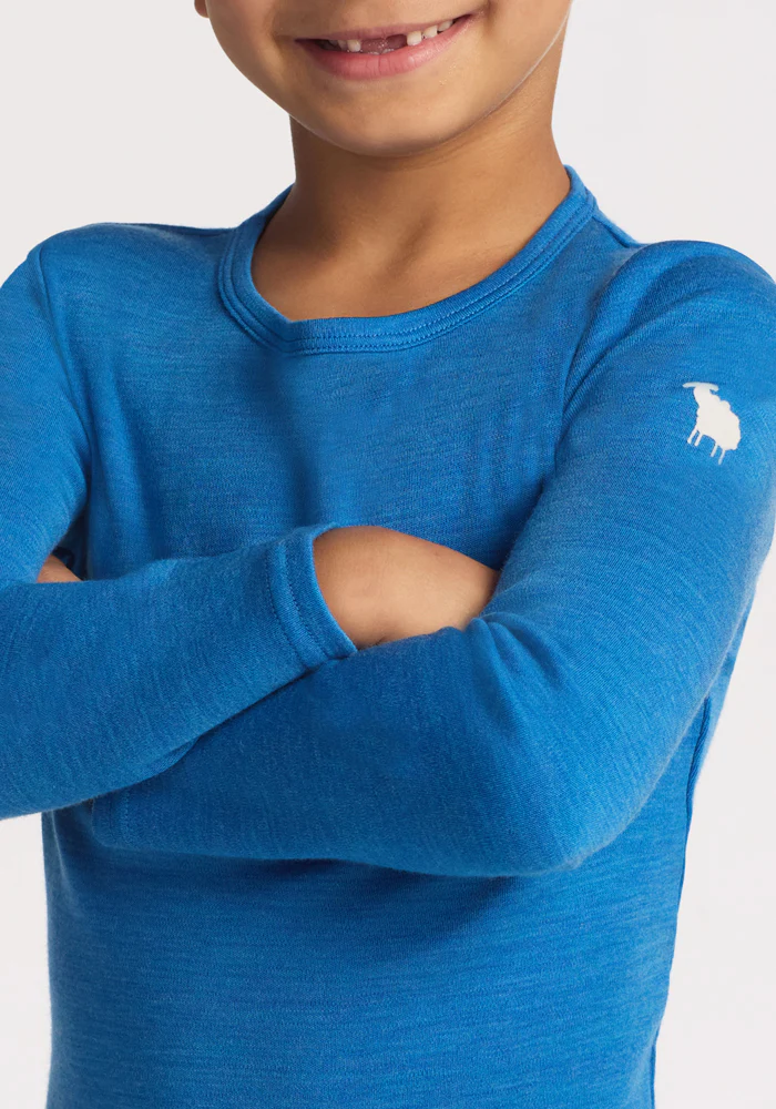 Kids Explorer Base Layer Top - Blue Razz - Image 4