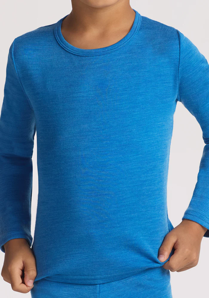 Kids Explorer Base Layer Top - Blue Razz - Image 5