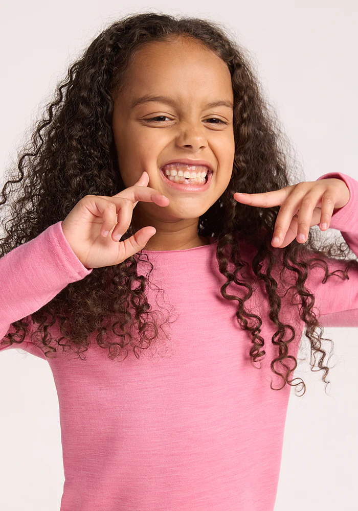 Kids Explorer Base Layer Top - Pinky Promise - Image 3