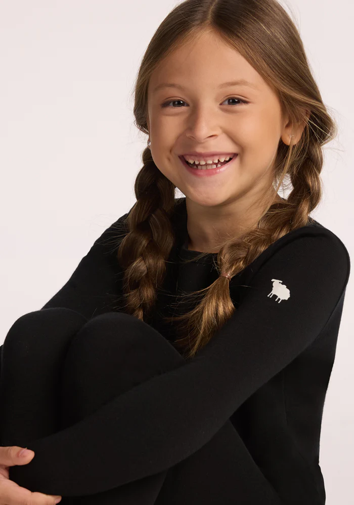 Kids Explorer Base Layer Top - Black - Image 4